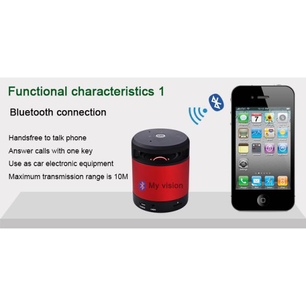 Gesture Recognition Bluetooth Hiking Speaker Rechargeable Bluetooth Speakers Cylinder