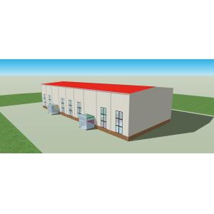 Indoor Stadium Light Steel Structure Warehouse Fabrication Customized