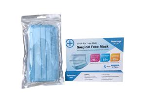 China Blue Elastic Earloop Anti Pollution Disposable Nose Mask wholesale