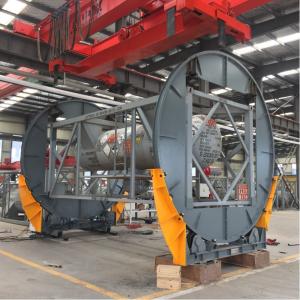 China Large Automatic Turning Rolls ISO Tank Rotator 20ft 40ft Swap ISO Tank Container Rotation Machine wholesale