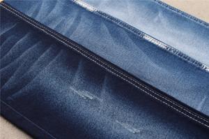 China Trousers 9.5 Oz 72 Cotton 26 Polyester 2 Lycra Stretch Denim Fabric For Jeans wholesale