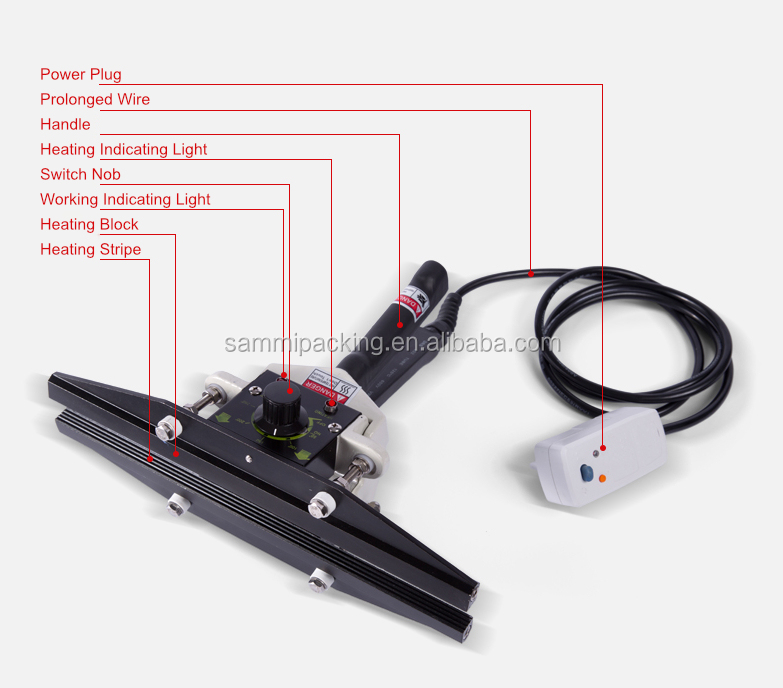 FRK-300 Hand Clamp Sealer / Plier Sealing Machine/handheld Sealing Machine