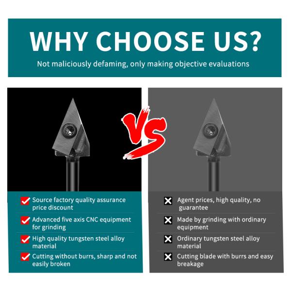 1/4 1/2shank 6 12mm 45 /60Degree V Bit Replaceable Insert V-Groove Slotting Router Bit for Woodworking