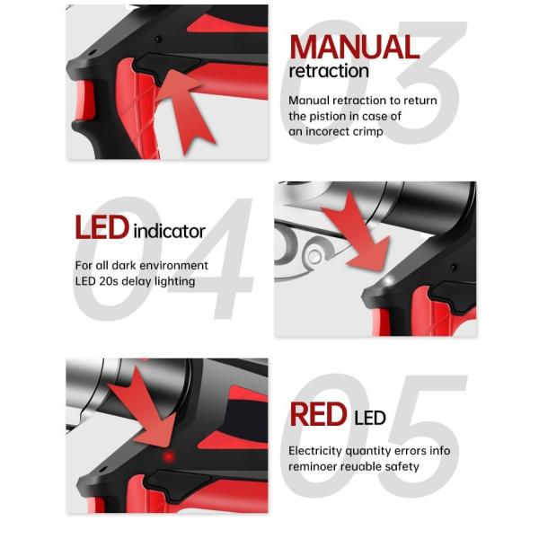 Good Crimping Mini Cable Lug Electric Tools Wire Clamping Cable Crimping Tools 16-400mm2 Crimper