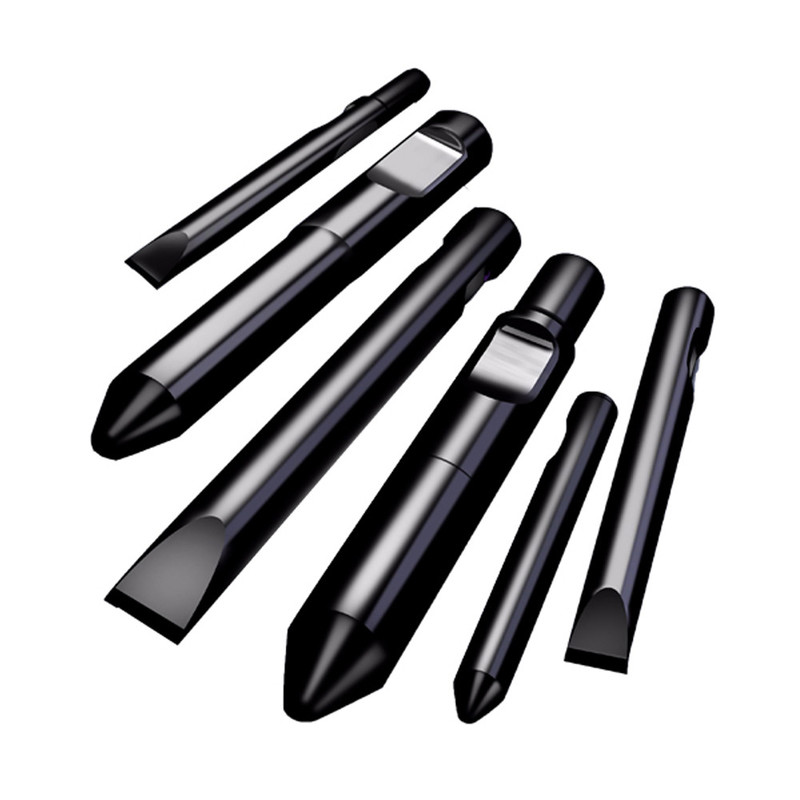 China Excavator Hydraulic Breaker Chisel Tool Blunt Wedge Type 68mm 135mm 140mm wholesale