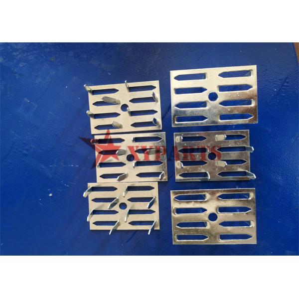 Galvanized Steel 2'' x 1 1/2'' Perofated Impaling Clips For Rock Wool Installtion