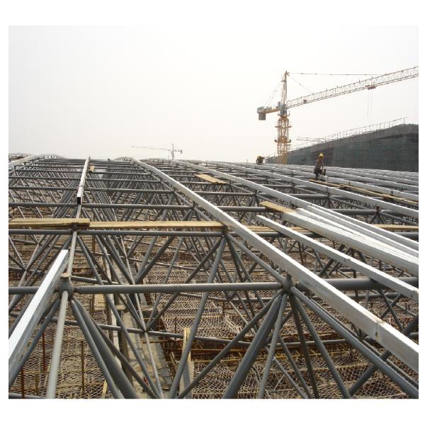 China Q235 Customized Prefab Steel Space Frames High Wind Resistance wholesale