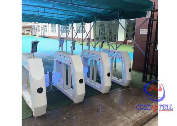 Quality Bi - Directional Speed Gate Turnstile With Facial Reader TCP IP Communication Bar Code for sale