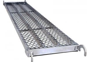 China Durable 24 Ft Aluminum Scaffold Plank  Pre - Galvanized Steel Scaffold Boards wholesale