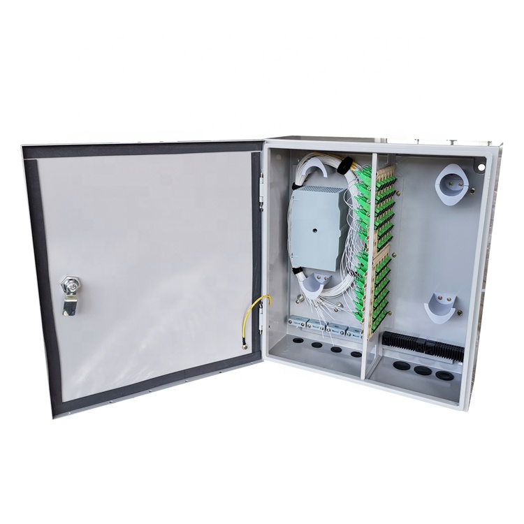 Wall Mount ODF Fiber Optic Distribution Cabinet , Optical Fiber Distribution Frame IP68