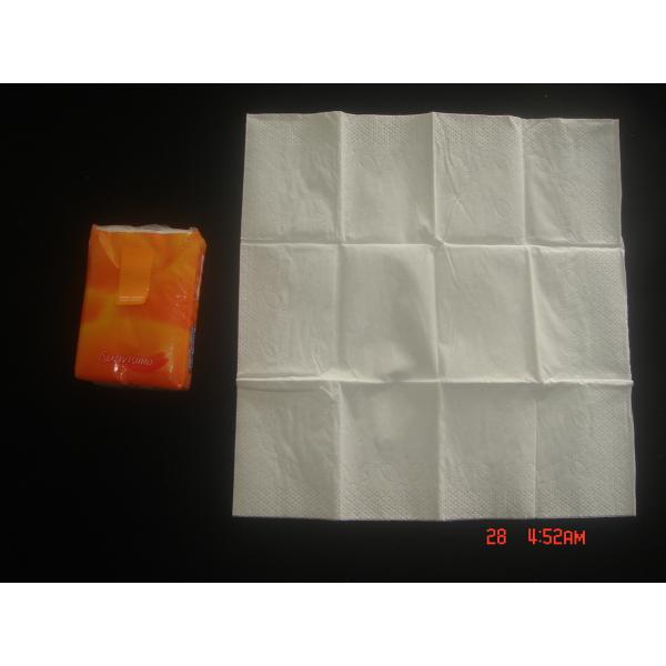 China Zero Bleaching women Pocket Tissue Paper , 4ply Mini Pocket Handkerchief wholesale