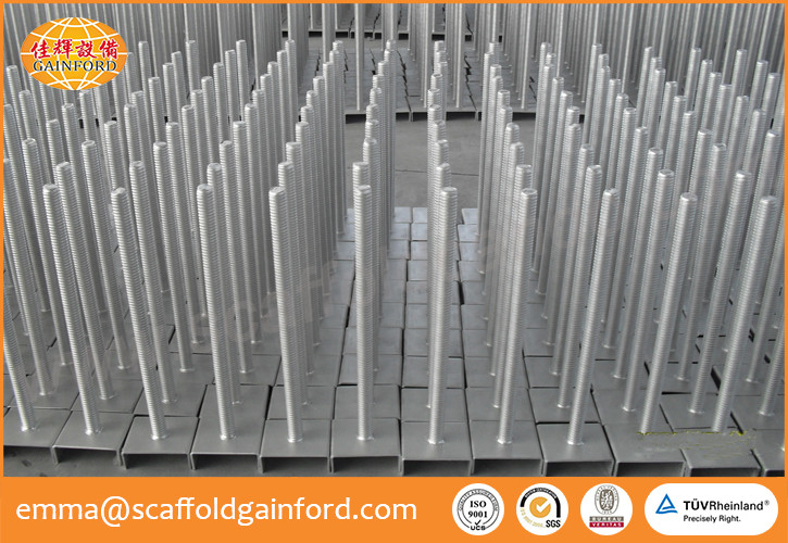 Scaffolding adjustable painted galvanized U head screw jack with 700mm for measure the horizontal level