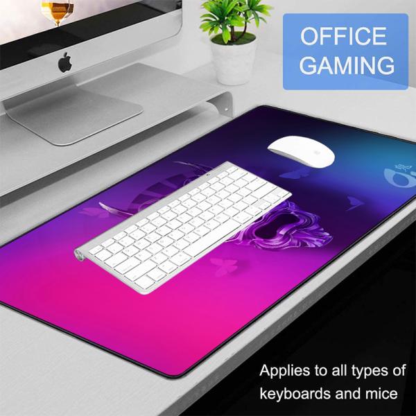 Custom Graphic Print Non Slip Neoprene Rubber Xxl Mouse Pad for Office Keyboard Gaming