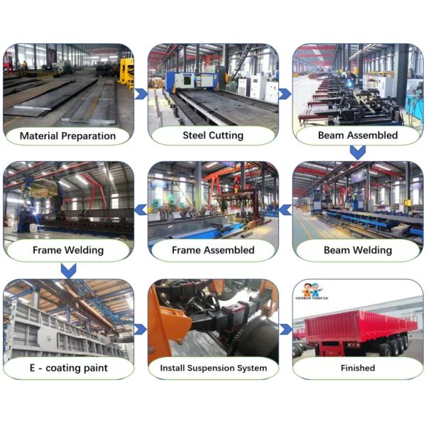 45CBM 50 Tons V Shape 3 Axles Semi Tanker Trailer