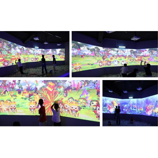 Customized Large Wall Interactive Games Immersive Dynamic Capture For Science Centers