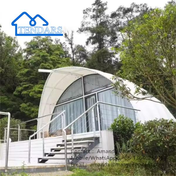 Outdoor Waterproof Luxury Shell Shape Hotel Tent Glamping Beach Resort Tents