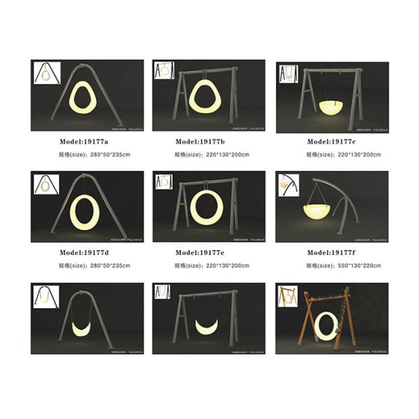 Night swing,indoor, outdoor, Rechargeable , Illuminated Patio Swing,Baby Seat Swing Set for Baby