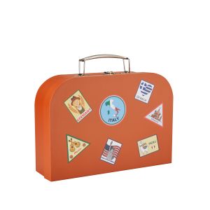 Customization Mini Cardboard Suitcase Cardboard Briefcase Box With Handle