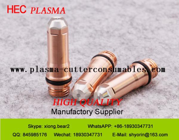 Quality 220666  HPR130 Consumables Silver Electrode , Plasma Machine Torch Parts for sale