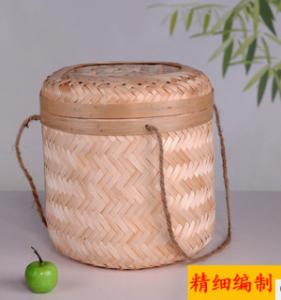 China 2016 Hot sale Bamboo Tea Packing Basket, Bamboo storage basket, fruit basket wholesale