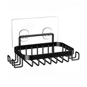 China Rustproof Stainless Steel Bar Soap Holder Soap Dish Holder with Hooks for Bathroom and Kitchen on sale