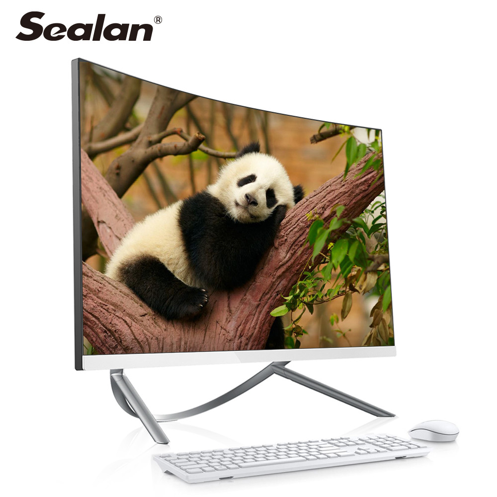 China 27inch 1TB HDD Curved Desktop Computer FHD Touch Screen wholesale