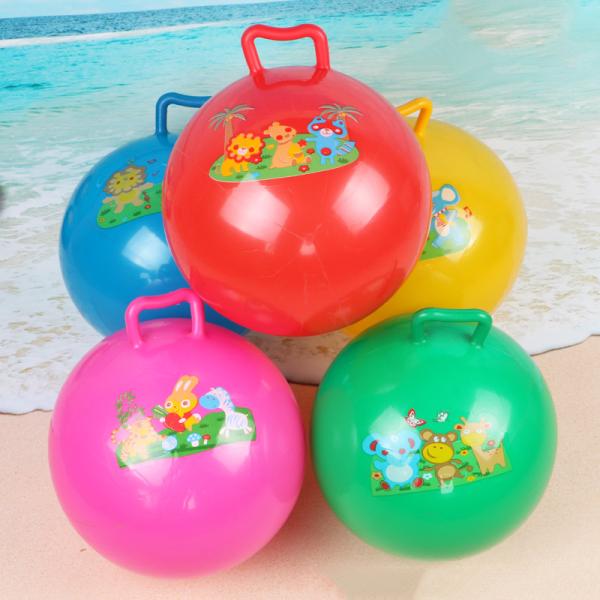 45CM PVC Kids Hopper Ball Ecofriendly Material For Ages 3+ Kids Customized Logo