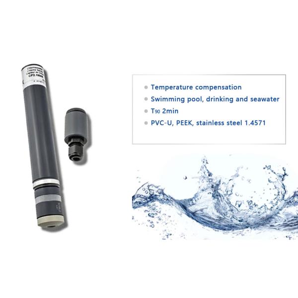 Total Chlorine Sensor Membrane Covered Water Quality Sonde 4 ~ 12pH