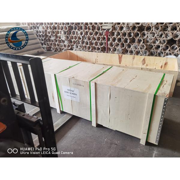 Food Processing Johnson Vee Wire Screen With Mesh Size 1mm-100mm