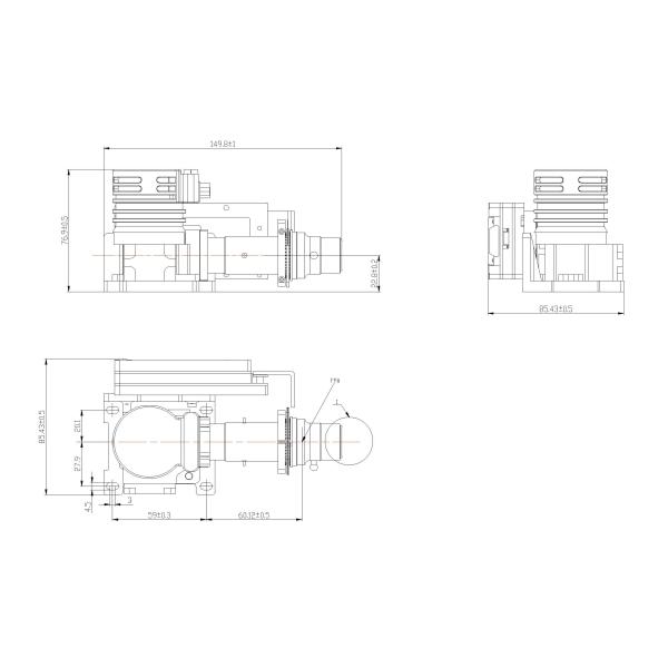 Mid-Wave Long Wave Cooled Infrared Detector 5V Or 12V Power Supply