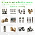 Copper Sturdy Ejector Pins Injection Molding Multipurpose Durable