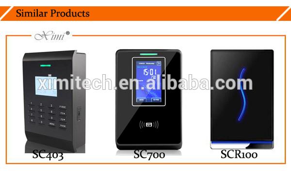 3.5inch touch screen proximity card time attendance and access control system SC700 door control panel security system