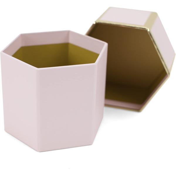 Birthdays Hexagonal Paperboard Recycled Paper Gift Boxes