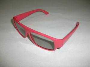 China Plastic PC Frame Linear Polarized Types Of 3D Glasses For 4D 5D 6D Cinema wholesale