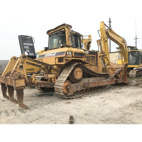 Japan Made Used CAT D7r Bulldozer CAT 3306T Engine 247HP