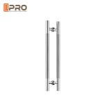 Floor Spring Aluminum Pivot Doors Wood Grain Transfer Surface Treatment entrance