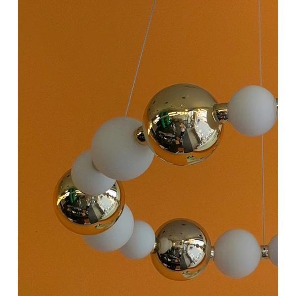 Postmodern Modern Circular Luxury Ring Led Chandelier Rustproof