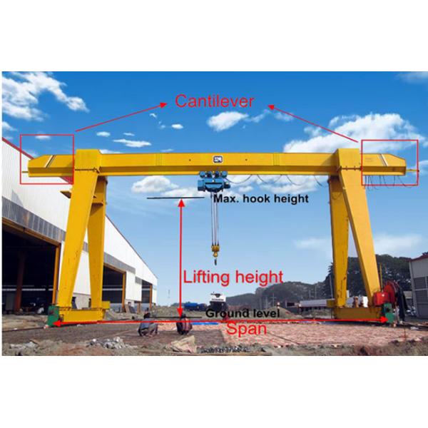 A7 A8 80 Ton MG Double Gantry Crane Mobile Shipbuilding Gantry Crane