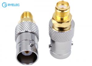 China Bnc Female To Sma Female Connector Straight Jack Coaxial Coax Adapter Test Converter on sale