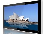 Ultrathin LCD Digital Signage Display Toughened Glass , Vertical LCD Display