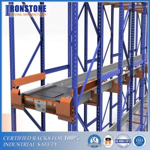 China Durable Lithium Battery Radio Shuttle Pallet Rack System With High Volume Low SKUS on sale