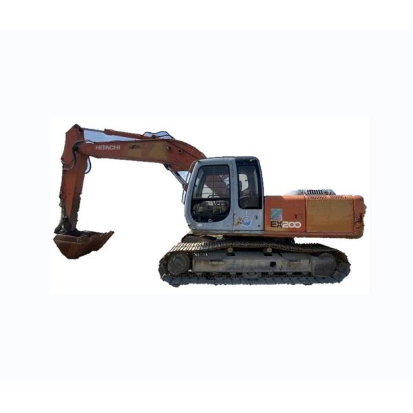 Red Hitachi EX200-5 Excavator 20 Tons Isuzu Engine 3293 Working Hours 90% Undercarriage