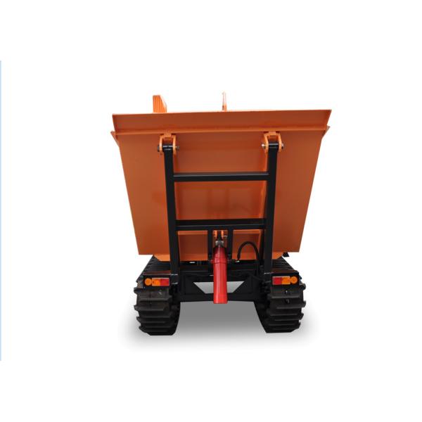Hydrostatic Transmission 80HP Crawler Dump Truck , Tracked Mini Dumper ISO