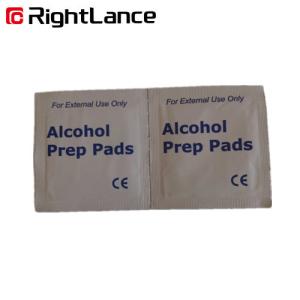 China Unisex 3CM 6CM Alcohol Cotton Pads Alcohol Prep Pads Medium wholesale