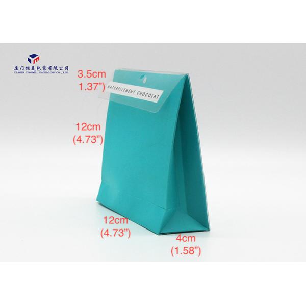 0.25 - 0.4mm Thickness Custom Plastic Box Packaging Paper Box With Clear Plastic Front