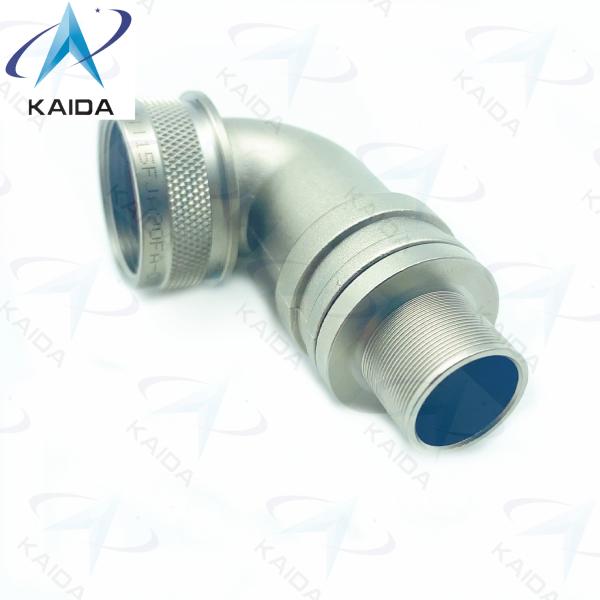 90° Spin Coupling Electroless Nickel EMI/RFI Connector Backshell J599Ⅲ15FJA90FA-07