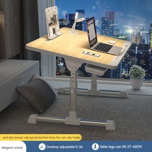 Bedroom Notebook Folding Table Adjustable 1100-1800mm Frame Manufacture Business