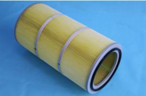 China Oil Water Repellent Dust Filter Cartridge Not Sticky Customized Dimension wholesale