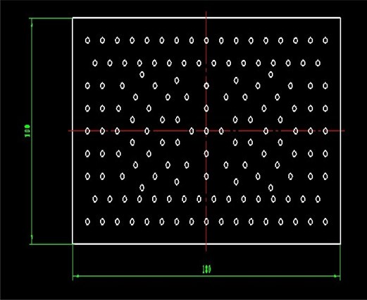Economical Electric KC-NGY-L Capsicum Plaster Perforating Machine for Case Packaging
