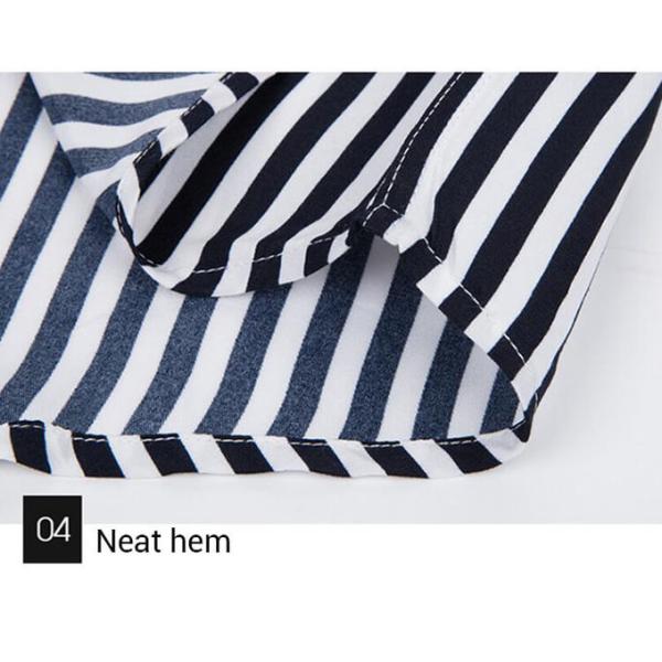 Striped Custom Men Work Shirts Tailored Dress Shirts Multi Color Optional